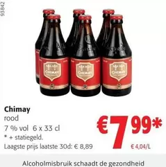 Chimay - Rood