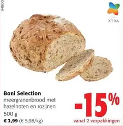 Meergranenbrood Met Hazelnoten En Rozijnen