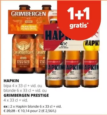 Grimbergen - HAPKIN or GRIMBERGEN PRESTIGE