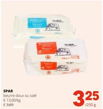 beurre doux ou salé