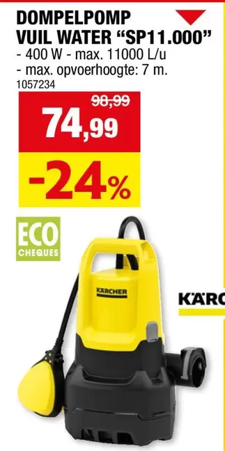 Karcher - VUIL WATER "SP11.000"