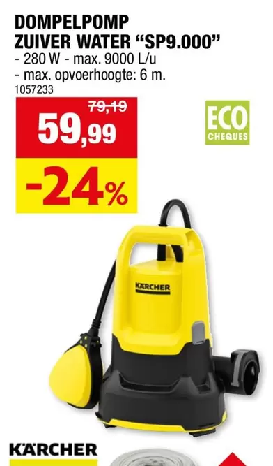 Karcher - ZUIVER WATER "SP.9.000"