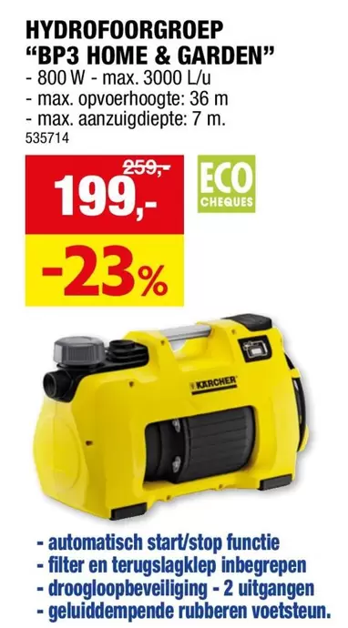 Karcher - "BP3 HOME & GARDEN"