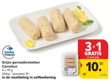 De - Grijze garnaalkroketten