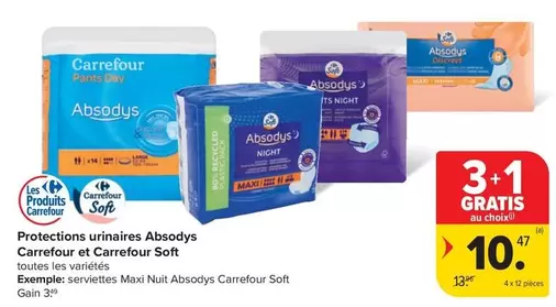 Large - Protections urinaires Absodys