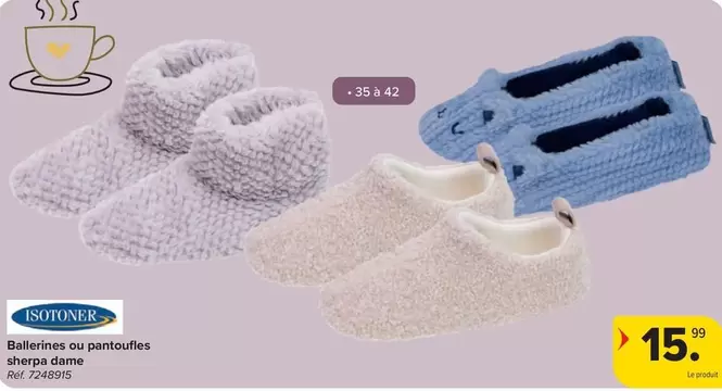 Ballerines ou pantoufles