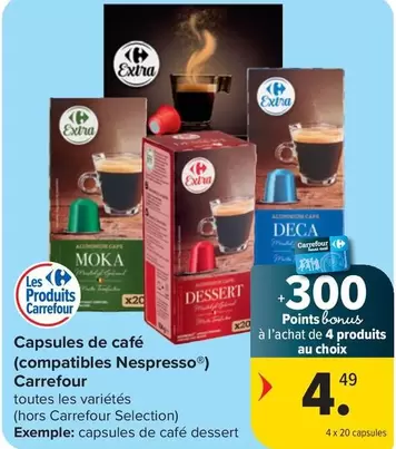 Extra - Capsules de café