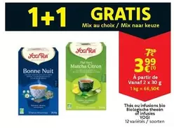 Mix - Thés ou infusions bio Biologische theeen of infusies