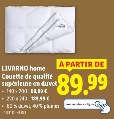 De - Couette de qualité supérieure en duvet