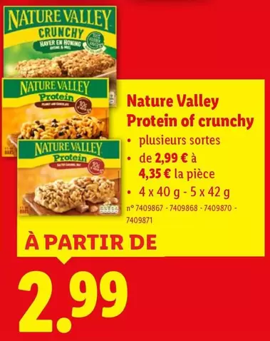 De - Protein of crunchy