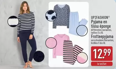 Pyjama en tissu éponge, Frotteepyjama