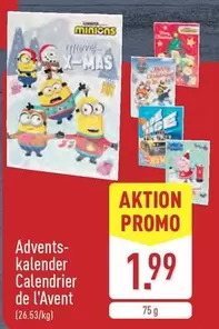 Minions - Adventskalender Calendrier de l'Avent