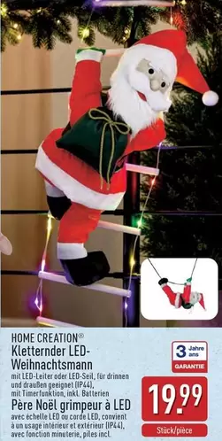 Kletternder LED-Weihnachtsmann