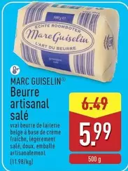De - Beurre artisanal salé