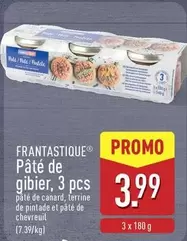 De - Pâté de gibier, 3 pcs