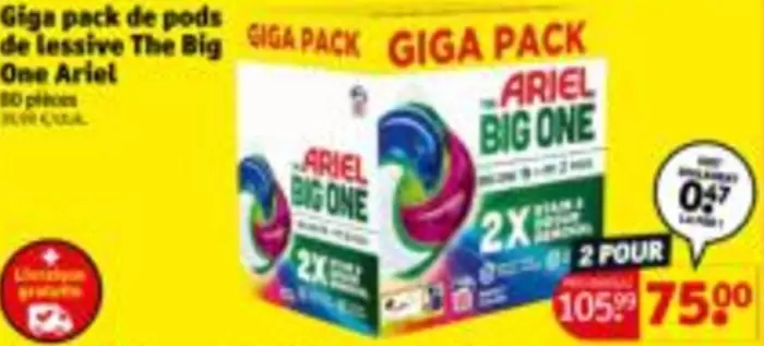De - Giga pack de pods de lessive The Big One