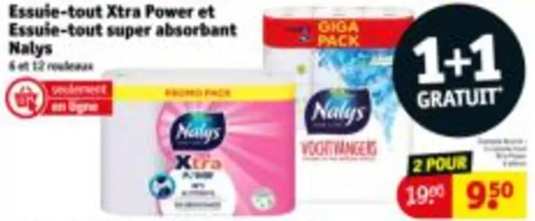Essuie-tout Xtra Power et Essuie-tout super absorbant