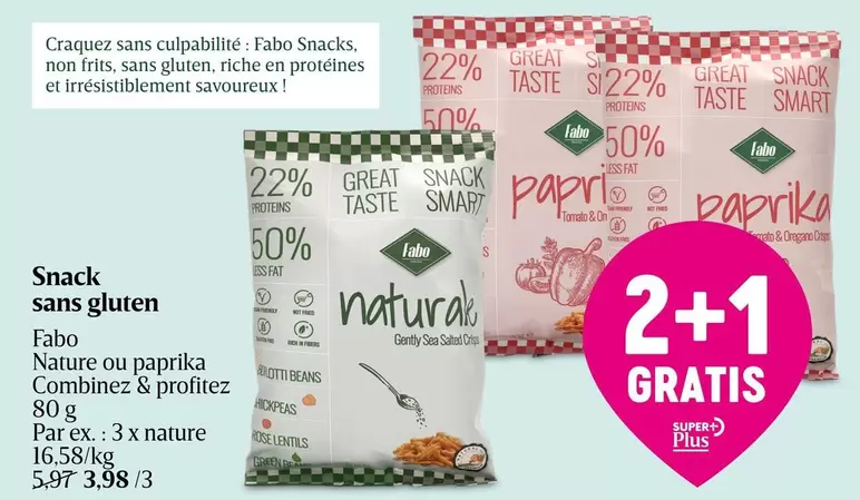 Snack - Nature ou paprika