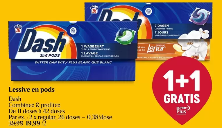 De - Lessive en pods