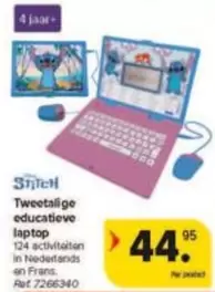 Stitch - Tweetalige educatieve laptop