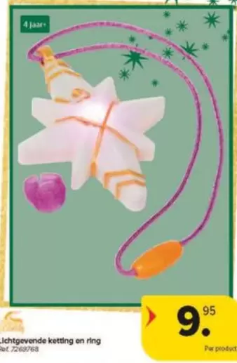 Ring - Lichtgevende ketting en ring