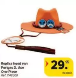 One - Replica hoed van Portgas D. Ace