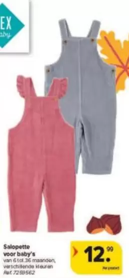 Salopette voor baby's