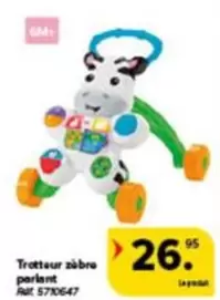 Gm - Trotteur zèbre parlant