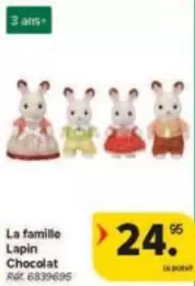 La famille Lapin Chocolat