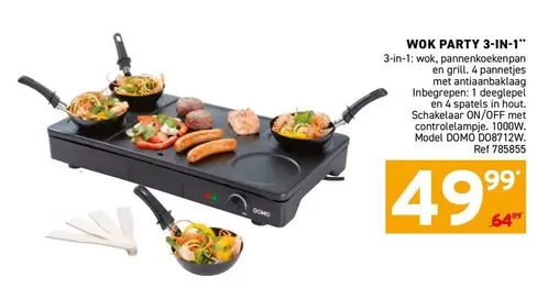 WOK PARTY 3-IN-1"