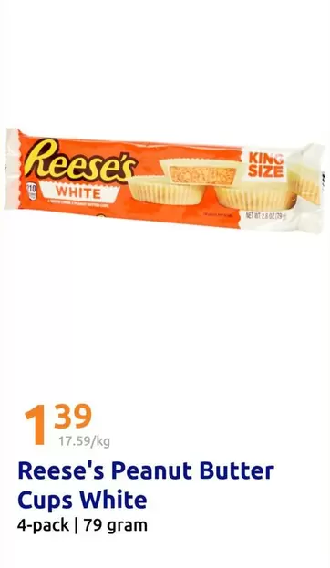 White - Peanut Butter Cups