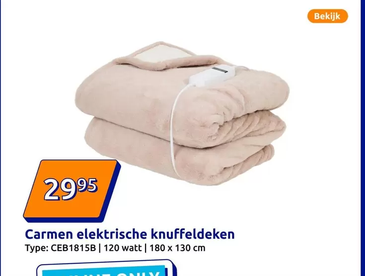 Elektrische Knuffeldeken