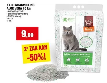 White - KATTENBAKVULLING ALOE VERA 10 kg