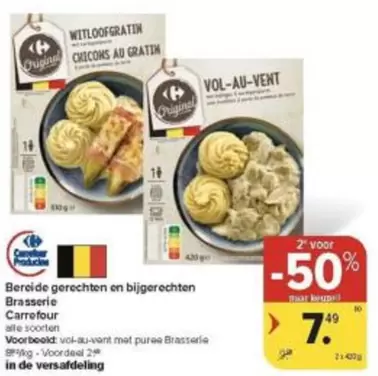 Origin - Bereide gerechten en bijgerechten