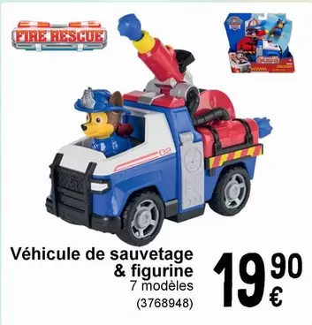 De - Véhicule de sauvetage & figurine