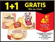 Lion - CŒUR DE LION, FOL EPI OU LE RUSTIQUE