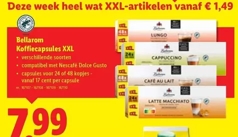 Dolce Gusto - Koffiecapsules XXL