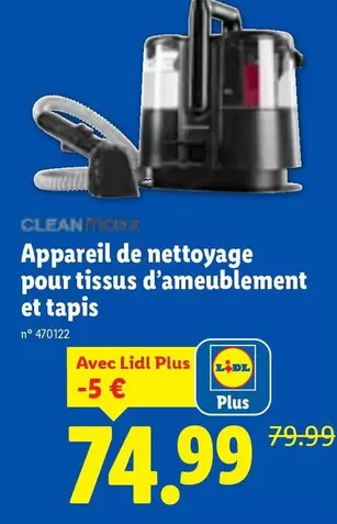De - Appareil de nettoyage pour tissus d'ameublement et tapis