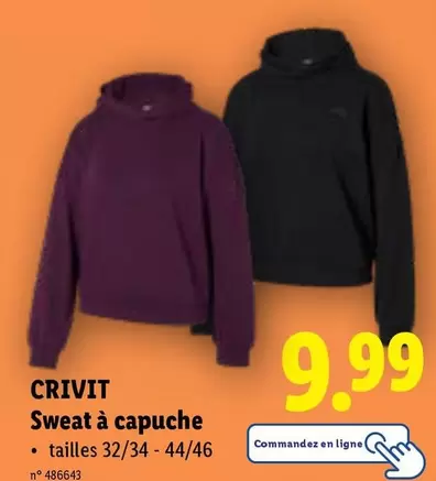 Sweat à capuche