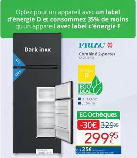 De - Combiné 2-portes KK 2719/20