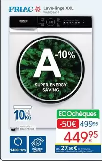 De - Lave-linge XXL WA1001A14