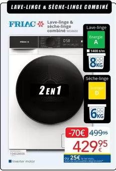 De - Lave-linge & sèche-linge combiné