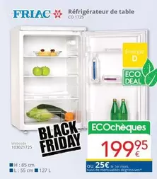 De - Réfrigérateur de table CO 1725