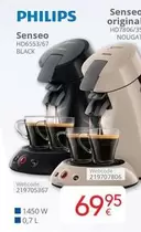Philips - Senseo HD6553/67 BLACK, Senseo original HD7806/35 NOUGAT