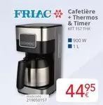 Cafetière + Thermos & Timer KFT 157 THX