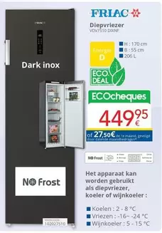 Dark - Diepvriezer VOV7310 DIXNE