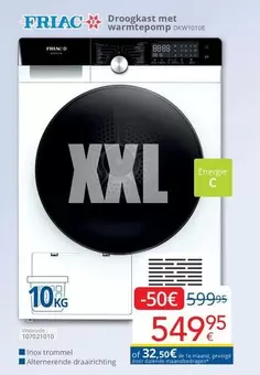 De - Droogkast met warmtepomp