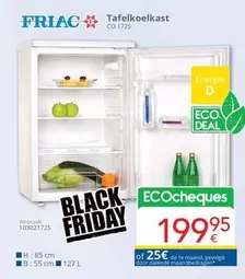 De - Tafelkoelkast CO 1725