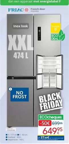 De - French door XXL 474 L