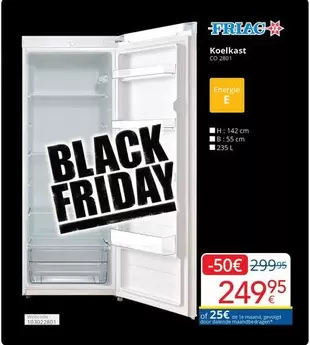 Black - Koelkast CO 2001